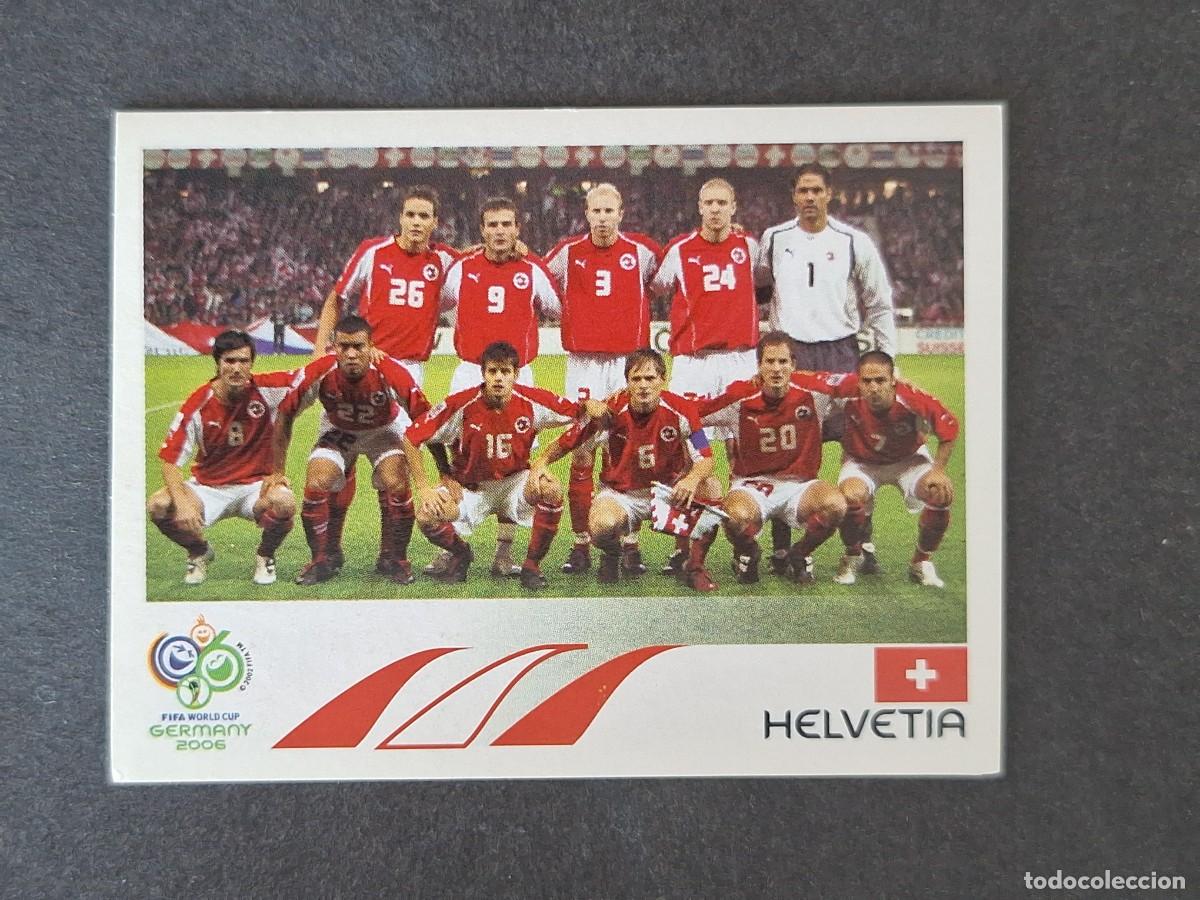 Cromos de F&uacute;tbol: L2 EQUIPO SELECCION SUIZA 473 PANINI MUNDIAL ALEMANIA 2006 NUNCA PEGADO SIN PEGAR