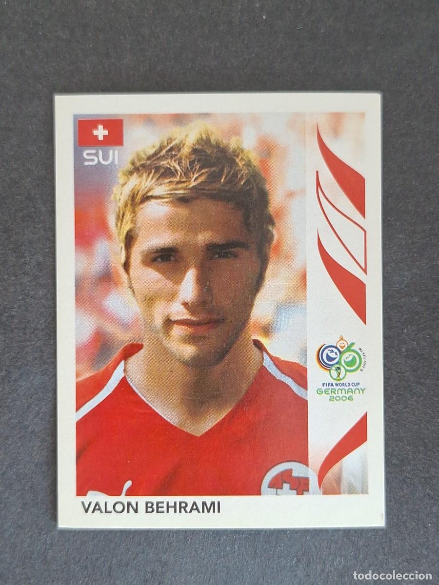 Cromos de F&uacute;tbol: L2 VALON BEHRAMI SELECCION SUIZA 488 PANINI MUNDIAL ALEMANIA 2006 NUNCA PEGADO SIN PEGAR