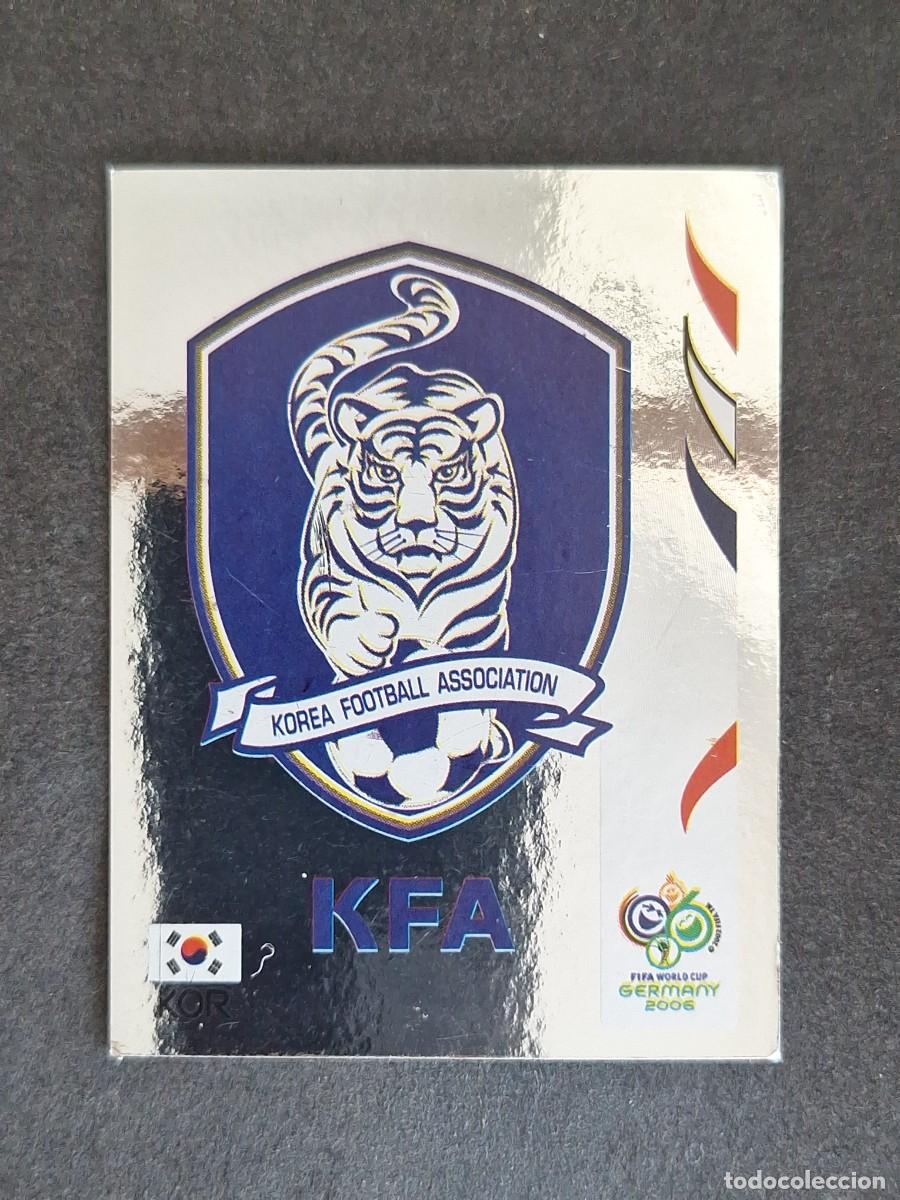 Cromos de F&uacute;tbol: L2 ESCUDO SELECCION KOREA DEL SUR 493 PANINI MUNDIAL ALEMANIA 2006 NUNCA PEGADO SIN PEGAR