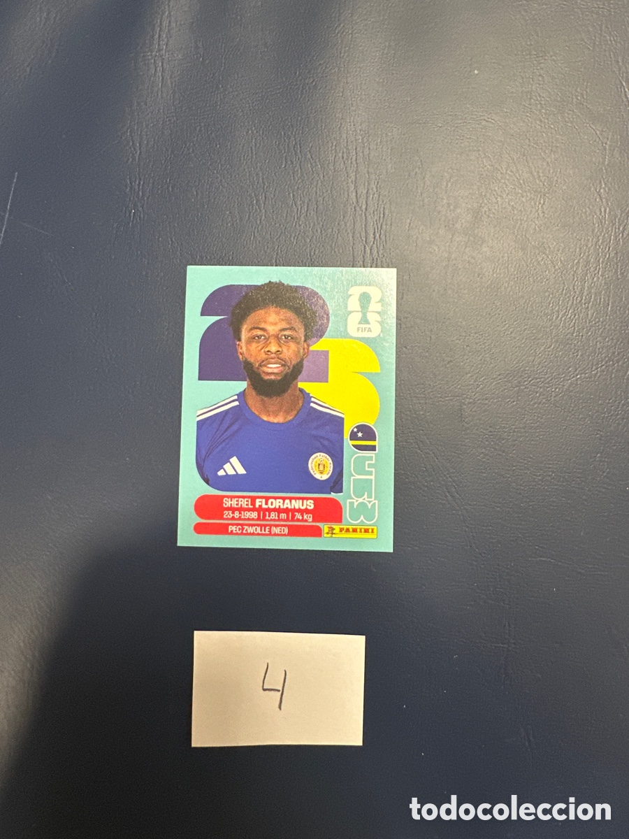 Cromos de F&uacute;tbol: Cromo de Curazao mundial 2026 , n&uacute;mero 4, nuevo