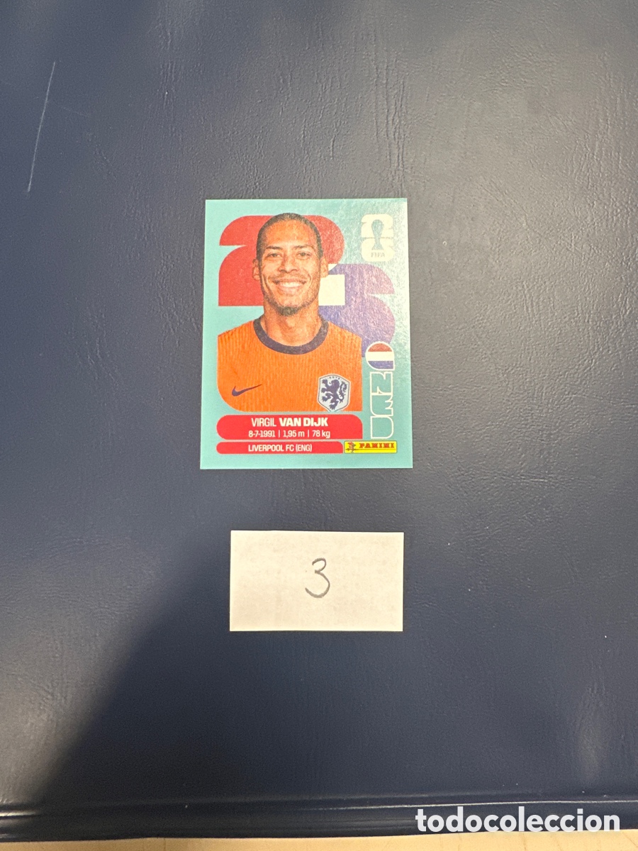 Cromos de F&uacute;tbol: Cromo de Holanda mundial 2026 , n&uacute;mero 3, nuevo