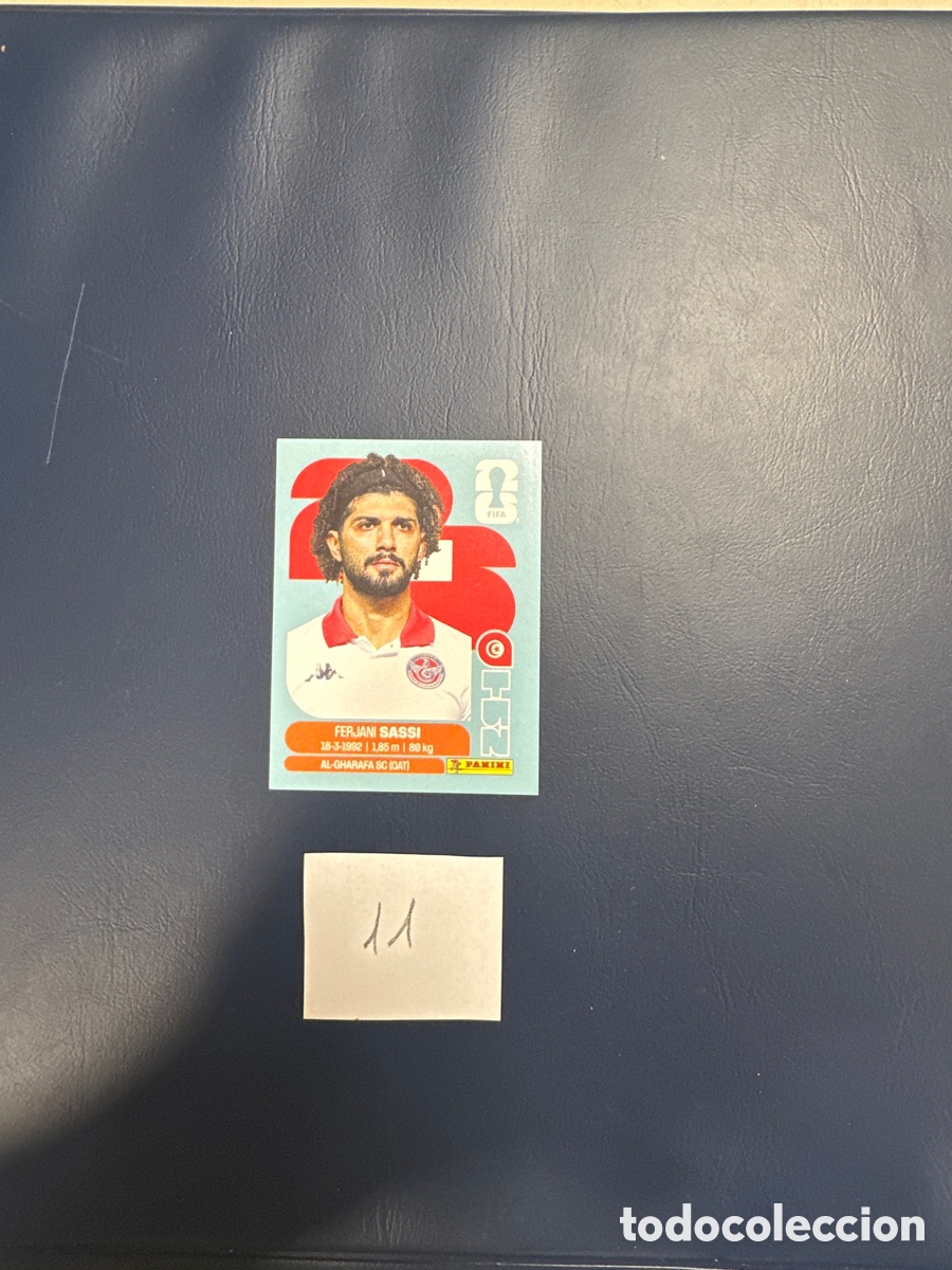 Cromos de F&uacute;tbol: Cromo de T&uacute;nez mundial 2026 , n&uacute;mero 11, nuevo
