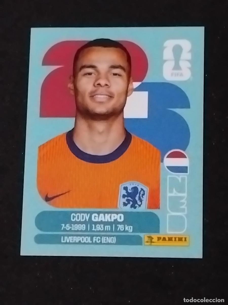 Cromos de F&uacute;tbol: CODY GAKPO NED 20 - PAISES BAJOS - PANINI FIFA WORLD CUP 2026 - MUNDIAL 2026 STICKER LIVERPOOL FC