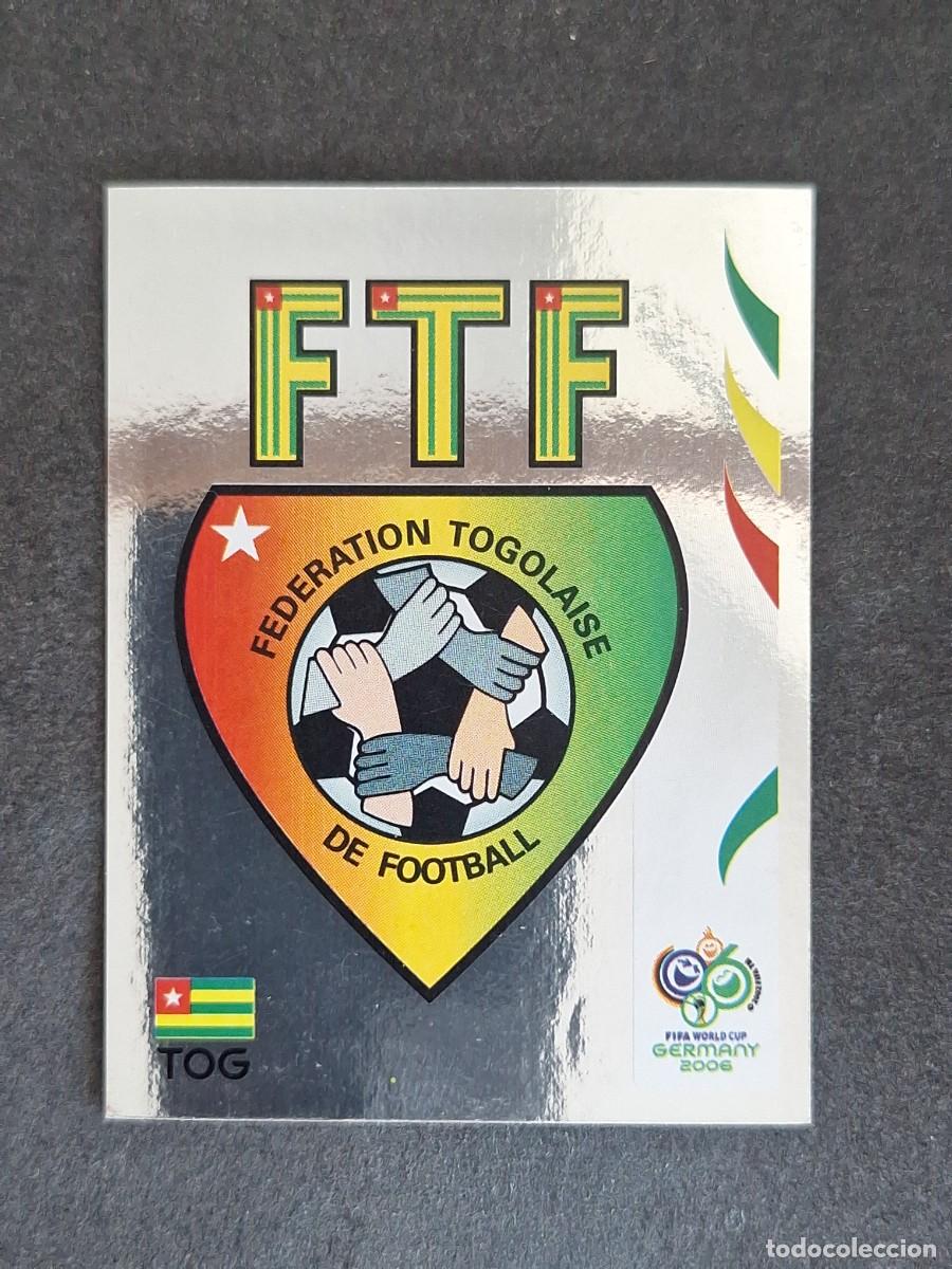Cromos de F&uacute;tbol: L2 ESCUDO SELECCION TOGO 512 PANINI MUNDIAL ALEMANIA 2006 NUNCA PEGADO SIN PEGAR