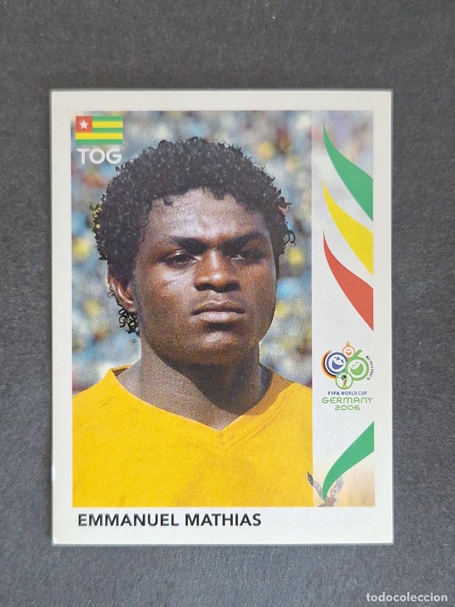 Cromos de F&uacute;tbol: L2 EMMANUEL MATHIAS SELECCION TOGO 517 PANINI MUNDIAL ALEMANIA 2006 NUNCA PEGADO SIN PEGAR