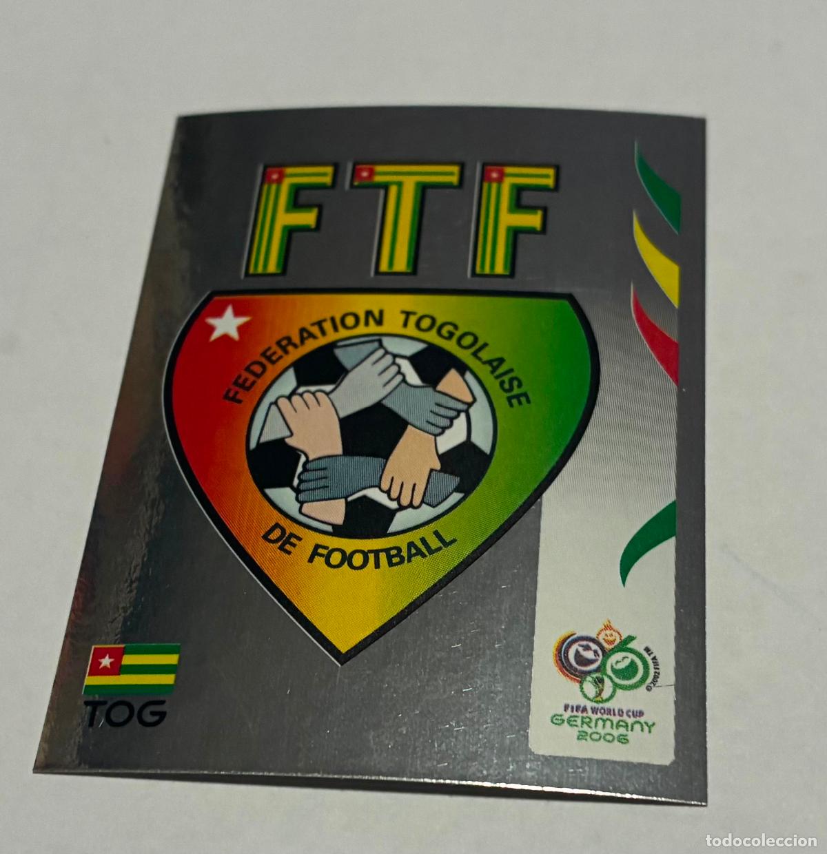 Cromos de F&uacute;tbol: CROMO FUTBOL MUNDIAL 2006 ALEMANIA, PANINI, Numero 512, ESCUDO TOGO
