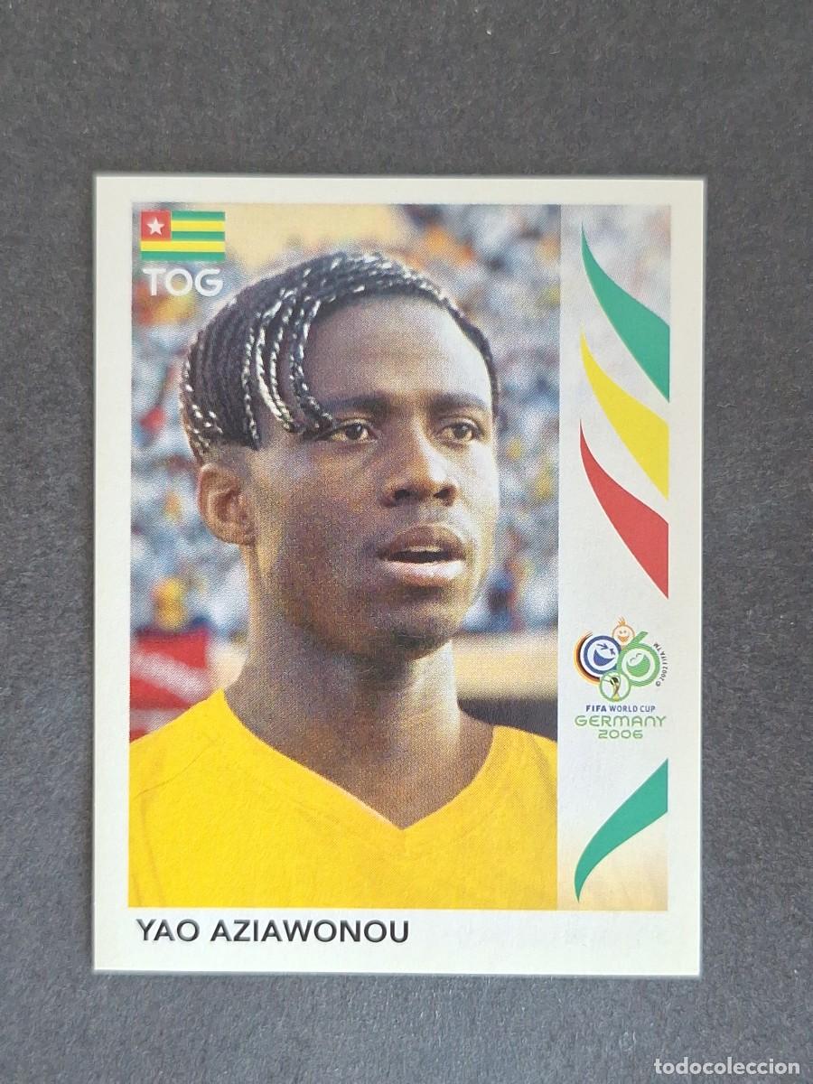 Cromos de F&uacute;tbol: L2 YAO AZIAWONOU SELECCION TOGO 521 PANINI MUNDIAL ALEMANIA 2006 NUNCA PEGADO SIN PEGAR