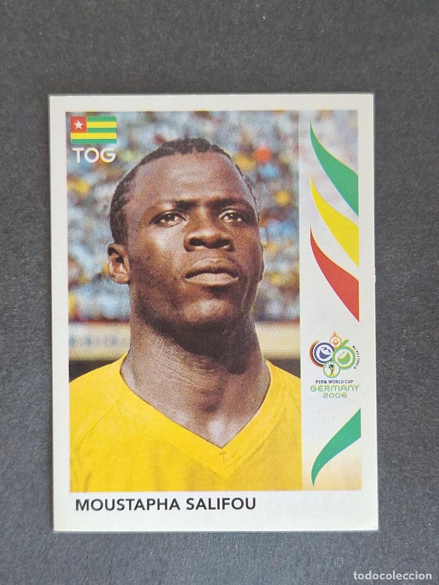 Cromos de F&uacute;tbol: L2 MOUSTAPHA SALIFOU SELECCION TOGO 525 PANINI MUNDIAL ALEMANIA 2006 NUNCA PEGADO SIN PEGAR