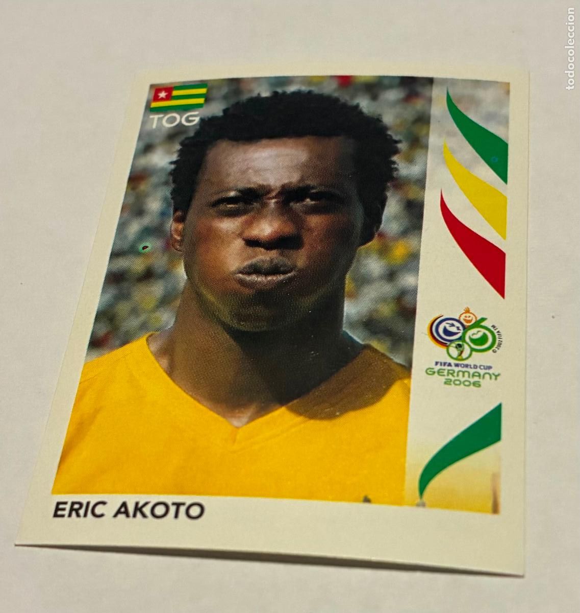 Cromos de F&uacute;tbol: CROMO FUTBOL MUNDIAL 2006 ALEMANIA, PANINI, Numero 515, ERIC AKOTO, TOGO