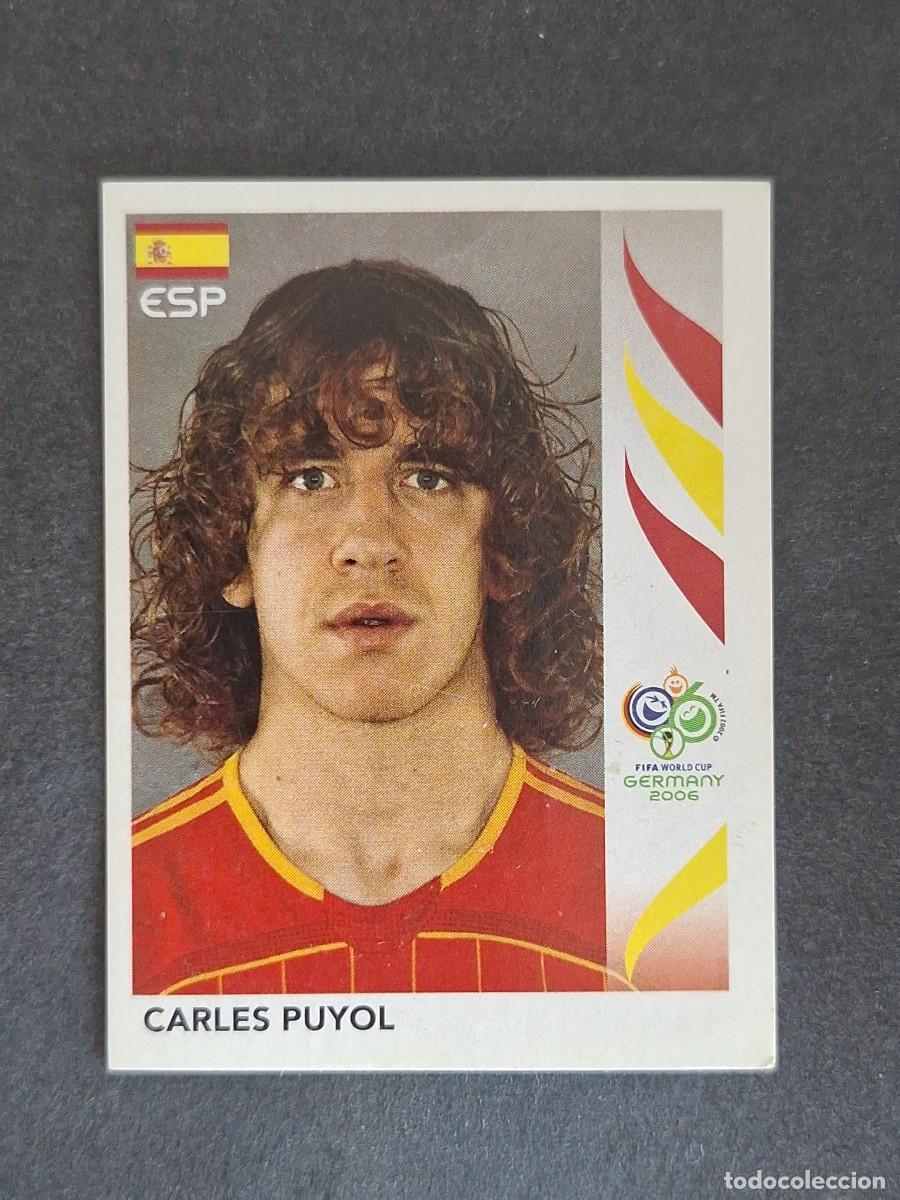 Cromos de F&uacute;tbol: L2 CARLES PUYOL SELECCION ESPA&Ntilde;A 536 PANINI MUNDIAL ALEMANIA 2006 NUNCA PEGADO SIN PEGAR