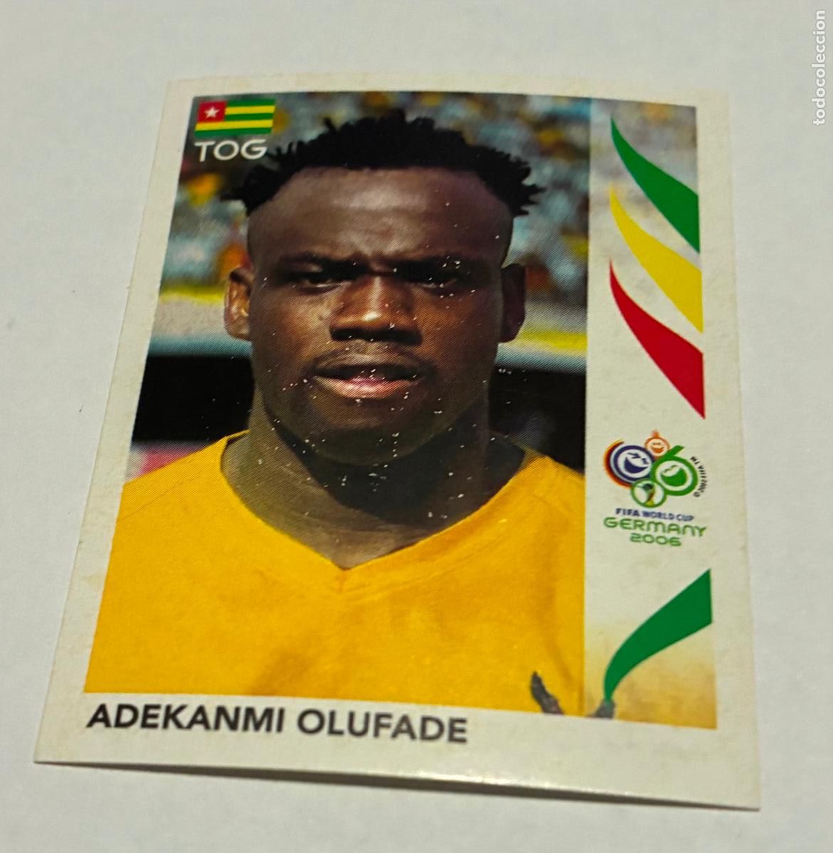 Cromos de F&uacute;tbol: CROMO MUNDIAL ALEMANIA 2006, PANINI, Numero 529, ADEKANMI OLUFADE, TOGO