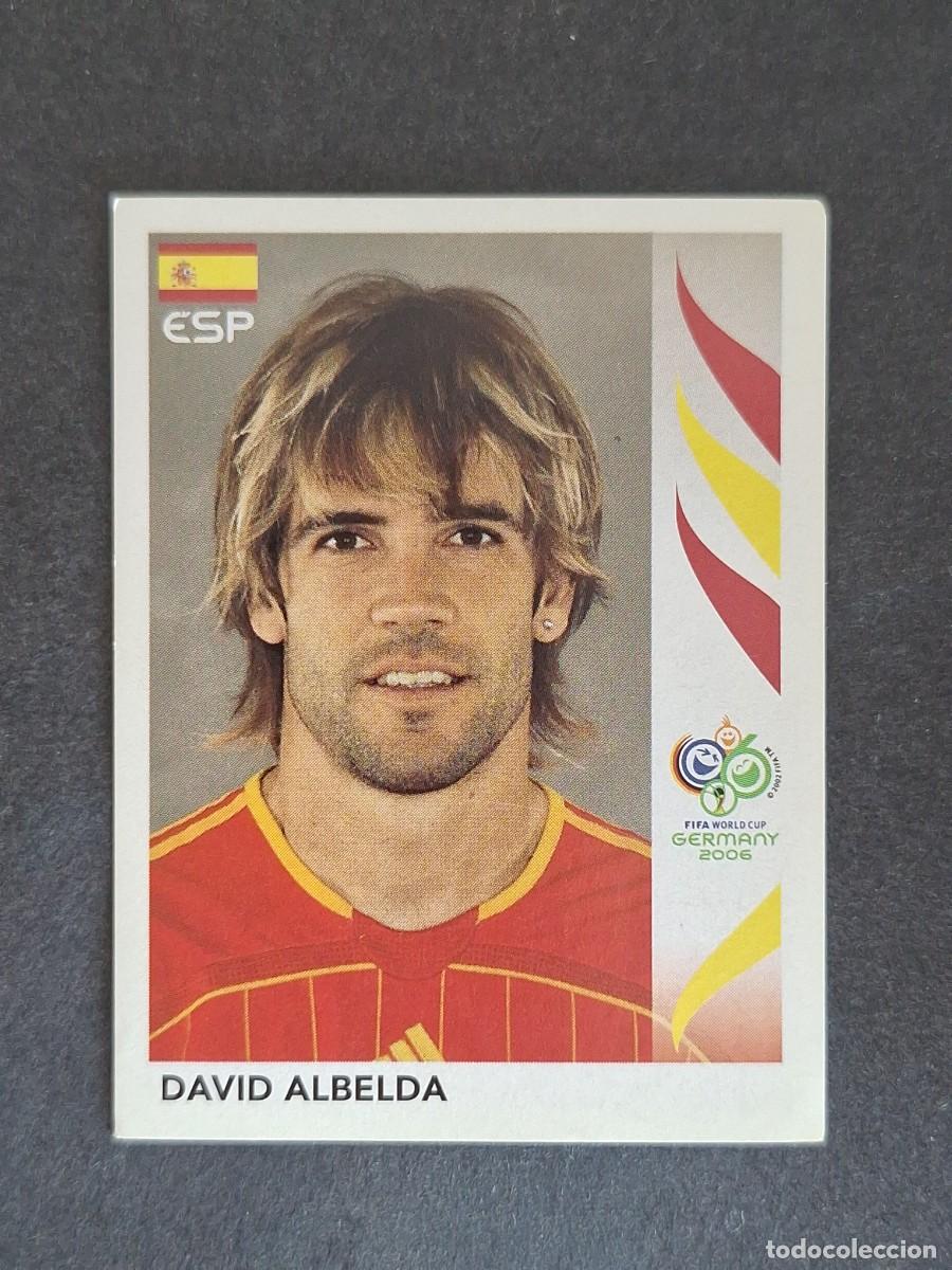 Cromos de F&uacute;tbol: L2 DAVID ALBELDA SELECCION ESPA&Ntilde;A 539 PANINI MUNDIAL ALEMANIA 2006 NUNCA PEGADO SIN PEGAR