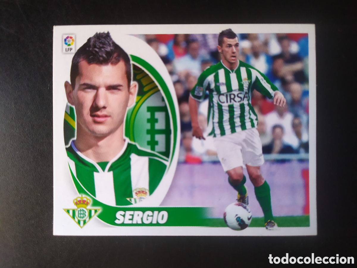 Cromos de F&uacute;tbol: Liga este 2012 2013 12 13 panini Sergio coloca n&deg; 12 bis Real Betis