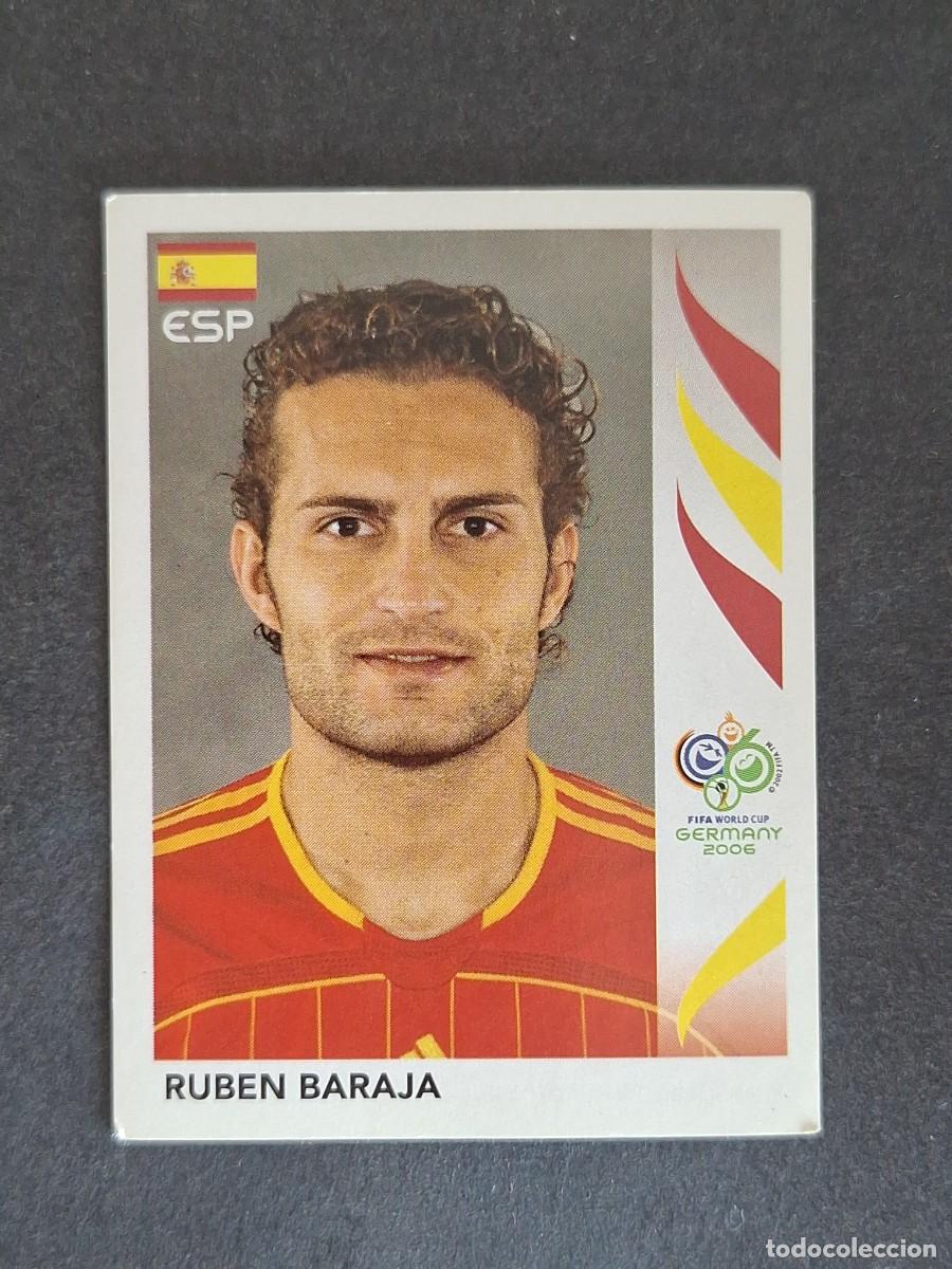 Cromos de F&uacute;tbol: L2 RUBEN BARAJA SELECCION ESPA&Ntilde;A 540 PANINI MUNDIAL ALEMANIA 2006 NUNCA PEGADO SIN PEGAR