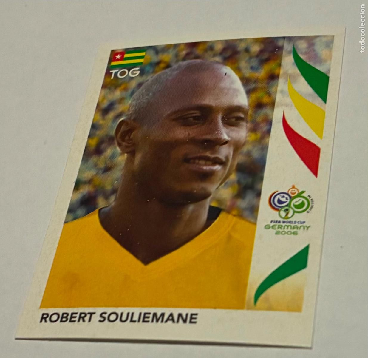 Figurine di Calcio: CROMO FUTBOL MUNDIAL 2006 ALEMANIA ,PANINI, Numero 526, ROBERT SOULIEMANE, TOGO