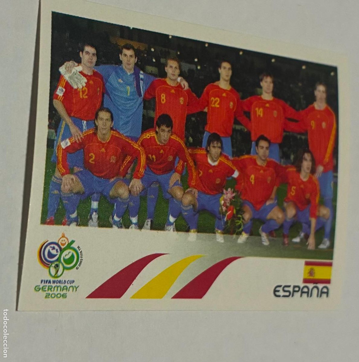 Cromos de F&uacute;tbol: CROMO FUTBOL MUNDIAL 2006 ALEMANIA, PANINI, Numero 530, ALINEACION ESPA&Ntilde;A