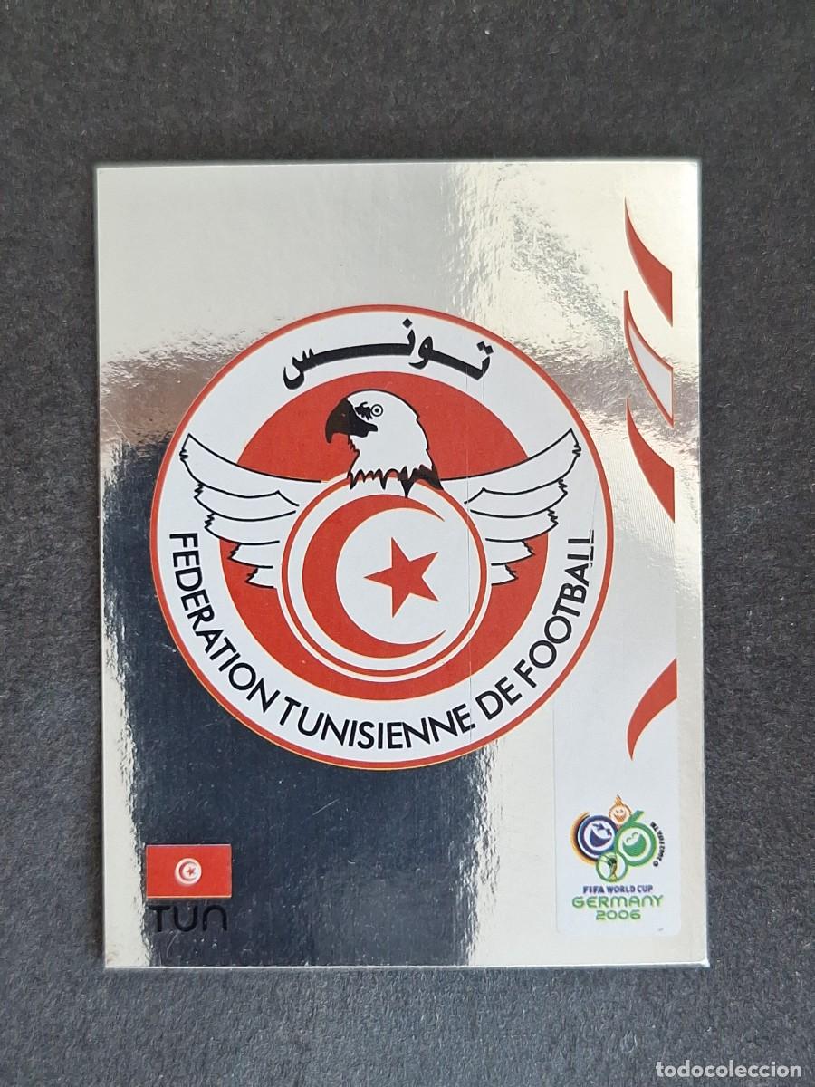 Cromos de F&uacute;tbol: L2 ESCUDO SELECCION TUNEZ 569 PANINI MUNDIAL ALEMANIA 2006 NUNCA PEGADO SIN PEGAR