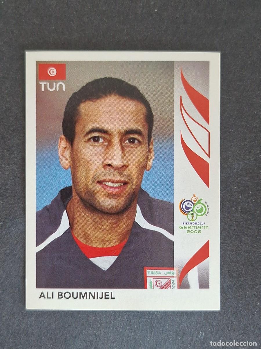 Cromos de F&uacute;tbol: L2 ALI BOUMNIJEL SELECCION TUNEZ 570 PANINI MUNDIAL ALEMANIA 2006 NUNCA PEGADO SIN PEGAR