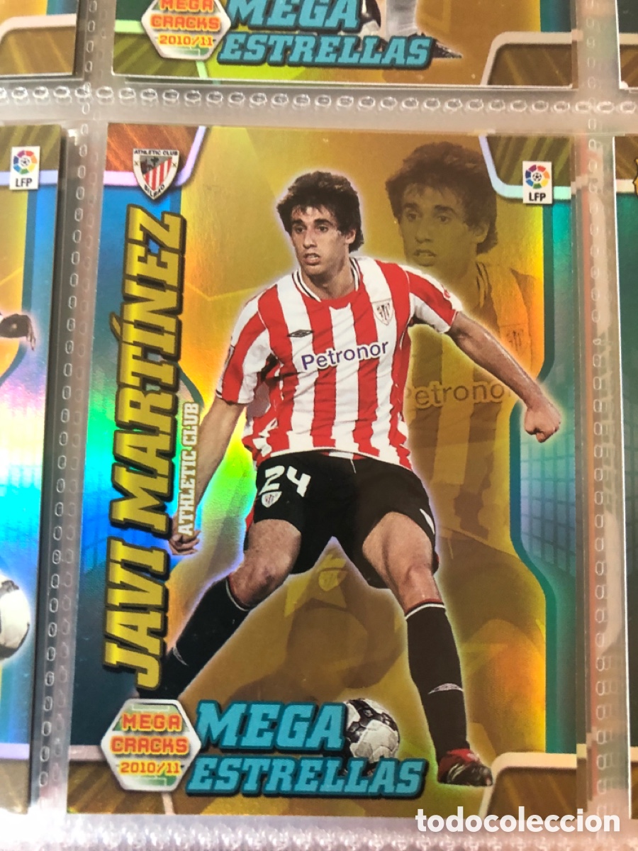 Cartes &agrave; collectionner de Football: Megacracks 2010 2011 mega estrellas Javi Mart&iacute;nez 377 ath Bilbao