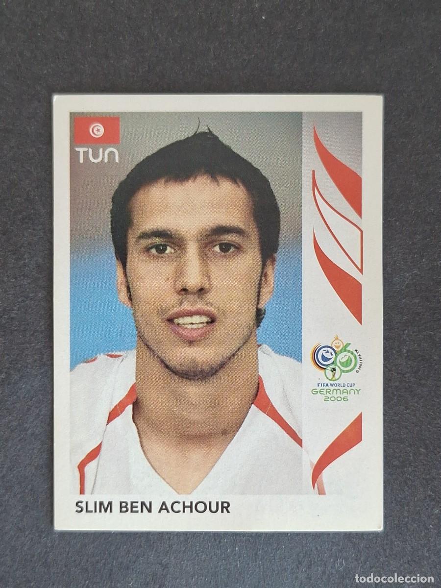 Cartes &agrave; collectionner de Football: L2 SLIM BEN ACHOUR SELECCION TUNEZ 577 PANINI MUNDIAL ALEMANIA 2006 NUNCA PEGADO SIN PEGAR
