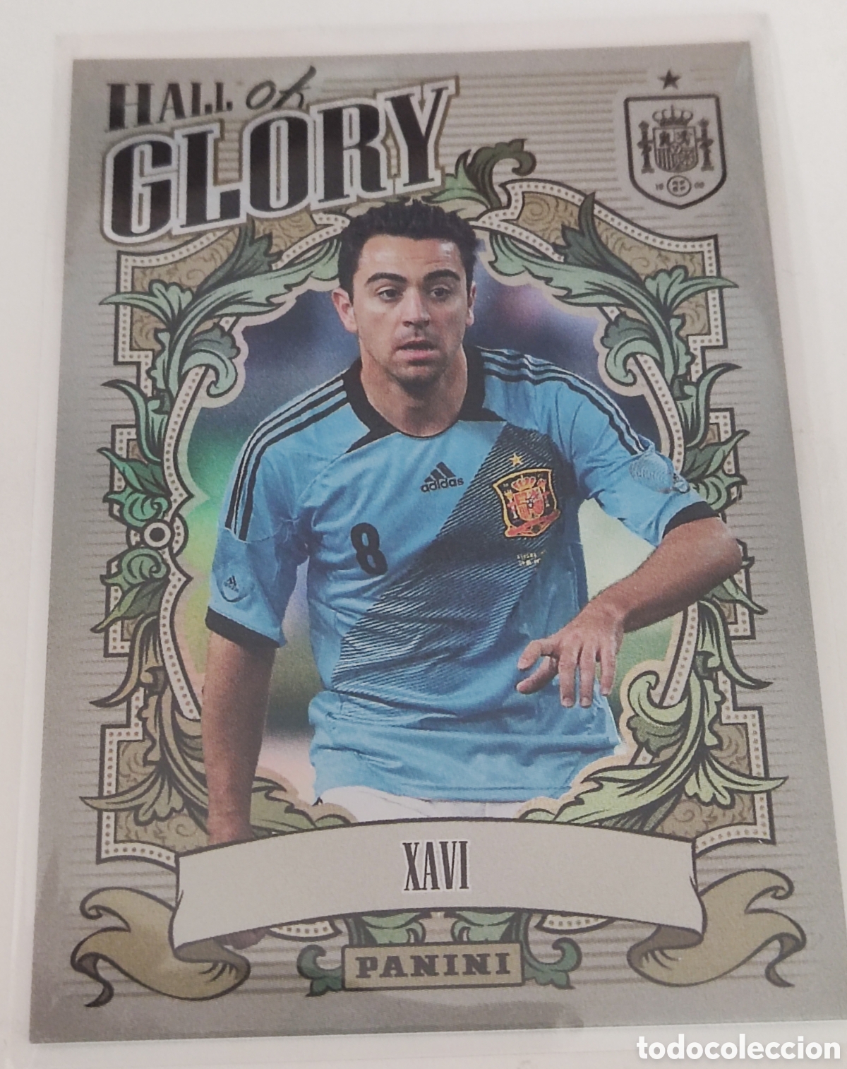 Cartes &agrave; collectionner de Football: Xavi Hall of Glory Panini Tributo Espa&ntilde;a Vamos campeones