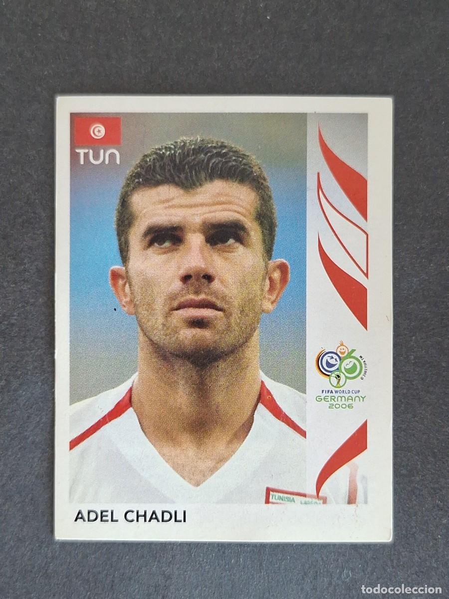 Cartes &agrave; collectionner de Football: L2 ADEL CHADLI SELECCION TUNEZ 579 PANINI MUNDIAL ALEMANIA 2006 NUNCA PEGADO SIN PEGAR