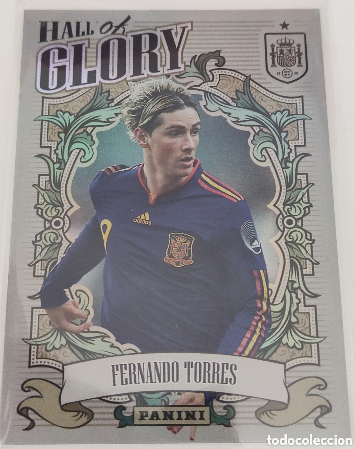 Cromos de F&uacute;tbol: Fernando Torres Hall of Glory Panini Tributo Espa&ntilde;a Vamos campeones
