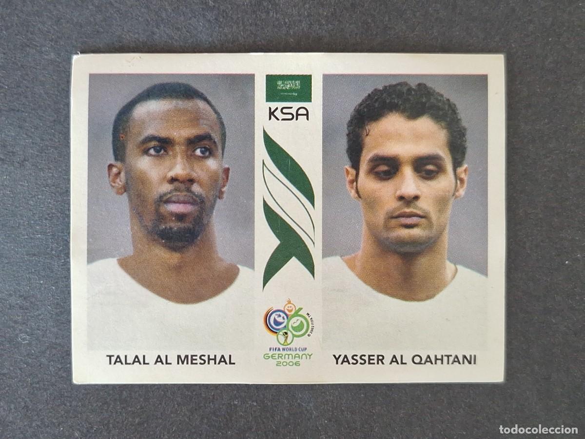 Cromos de F&uacute;tbol: L2 AL MESHAL - AL QAHTANI SELECCION ARABIA SAUDI 596 PANINI MUNDIAL ALEMANIA 2006 NUNCA PEGADO