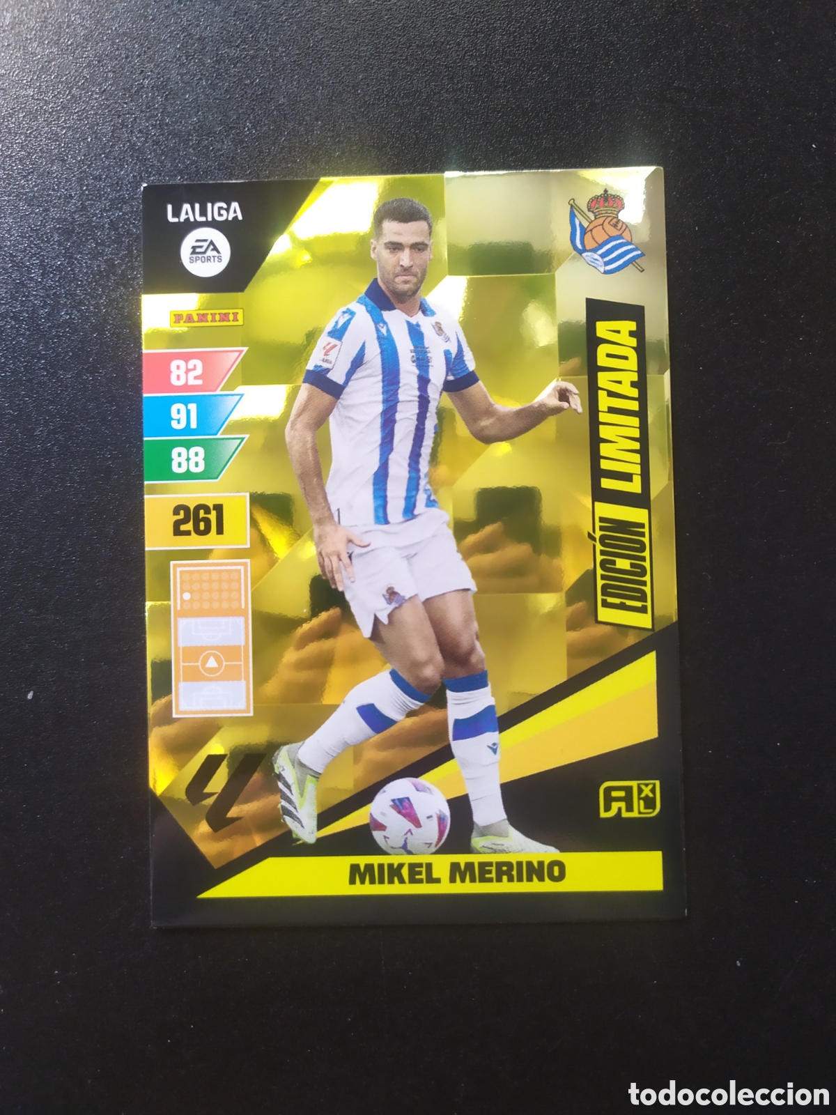 Cromos de F&uacute;tbol: Adrenalyn 2023 2024 23 24 panini Mikel Merino edicion limitada Real Sociedad