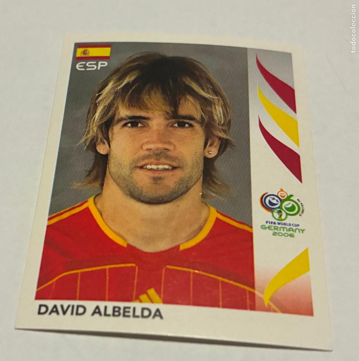 Cromos de F&uacute;tbol: CROMO FUTBOL MUNDIAL 2006 ALEMANIA, PANINI,Numero 539, DAVID ALBELDA, Espa&ntilde;a