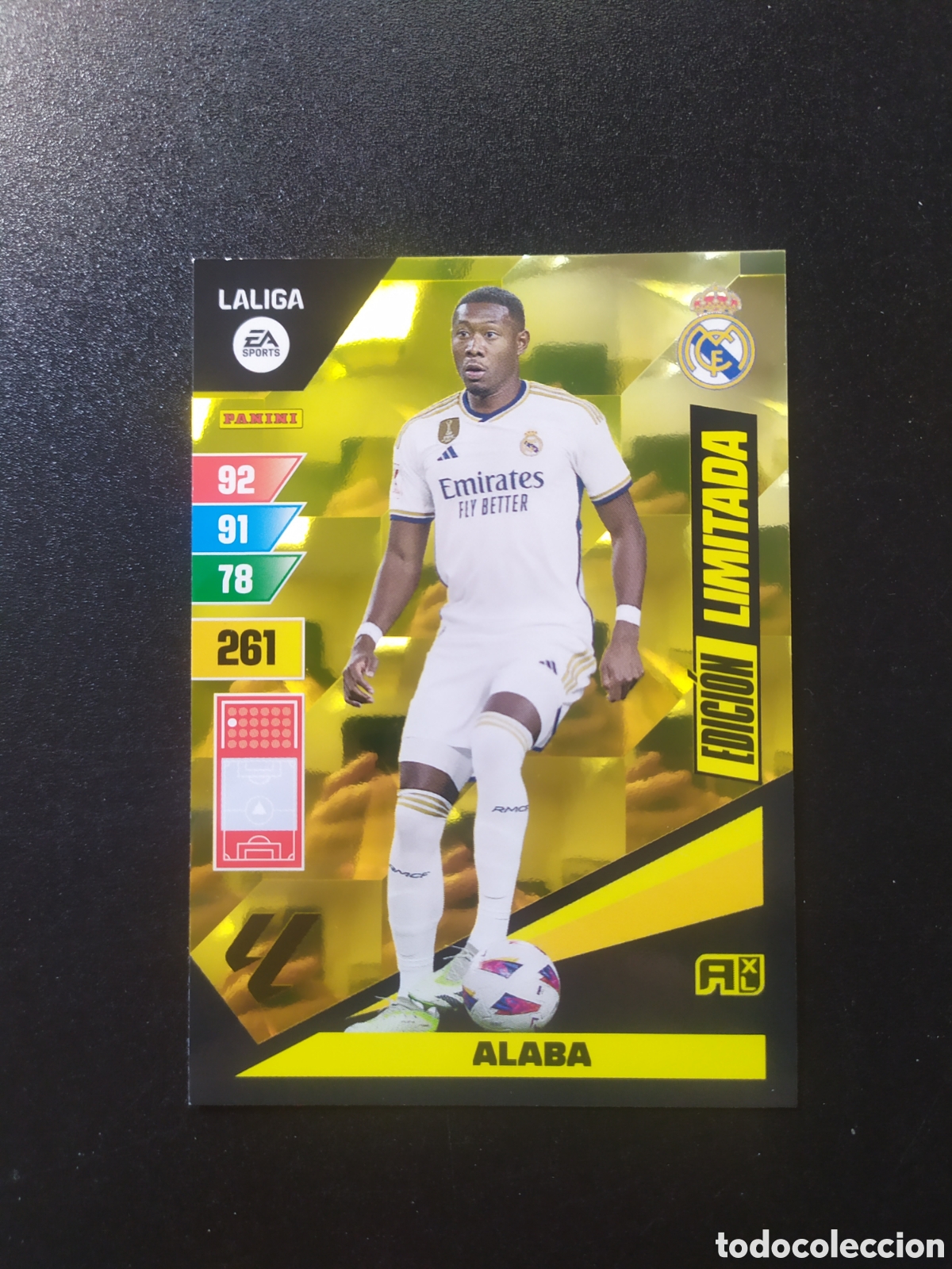Cromos de F&uacute;tbol: Adrenalyn 2023 2024 23 24 panini Alaba edicion limitada Real Madrid