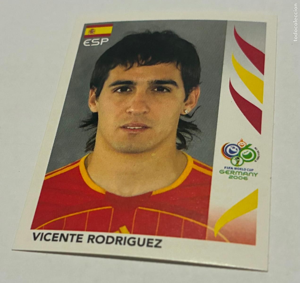 Cromos de F&uacute;tbol: CROMO FUTBOL MUNDIAL ALEMANIA 2006 PANINI, Numero 541, VICENTE RODRIGUEZ, Espa&ntilde;a