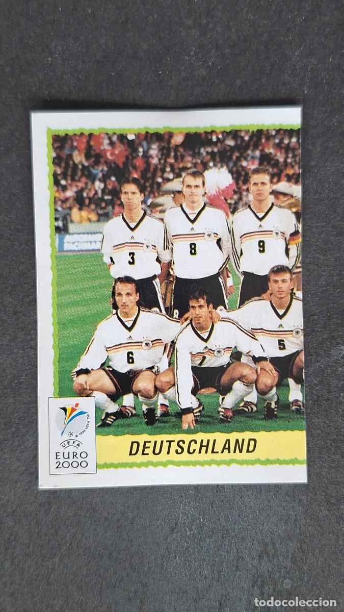 Cromos de F&uacute;tbol: L1 EQUIPO SELECCION ALEMANIA 4 PANINI EUROCOPA 2000 NUNCA PEGADO SIN PEGAR