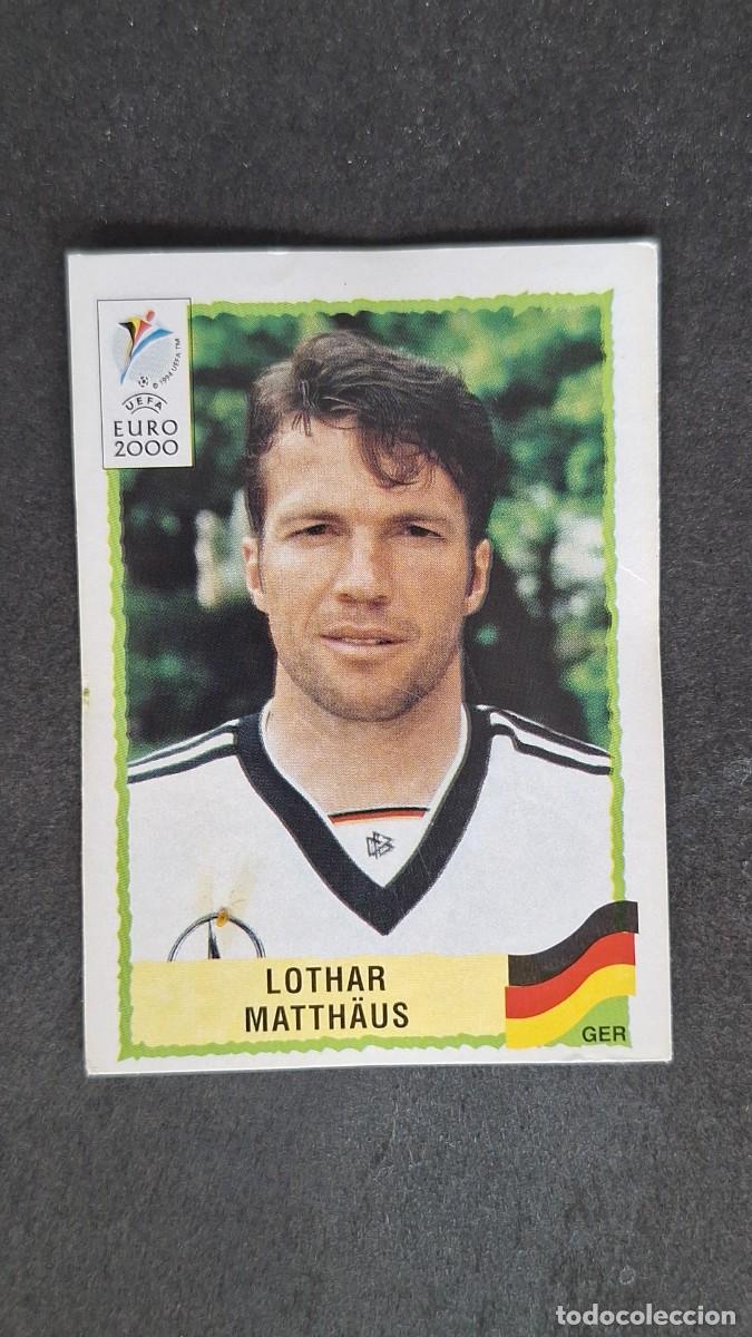 Cromos de F&uacute;tbol: L1 LOTHAR MATTH&Auml;US SELECCION ALEMANIA 9 PANINI EUROCOPA 2000 NUNCA PEGADO SIN PEGAR
