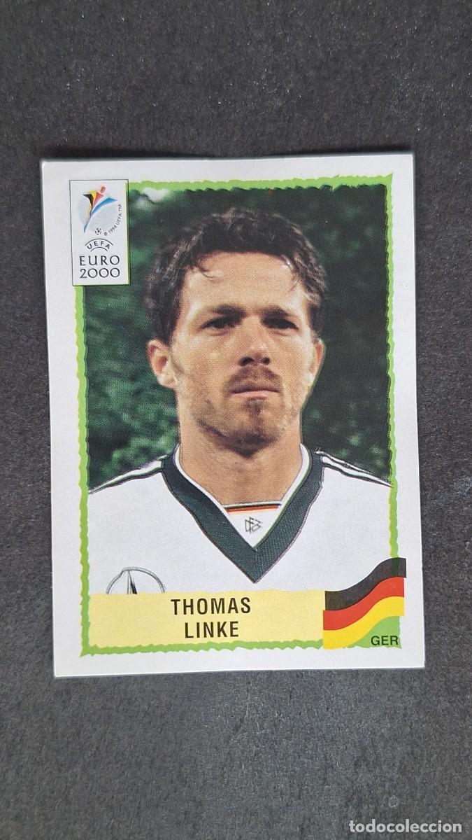 Cromos de F&uacute;tbol: L1 THOMAS LINKE SELECCION ALEMANIA 11 PANINI EUROCOPA 2000 NUNCA PEGADO SIN PEGAR