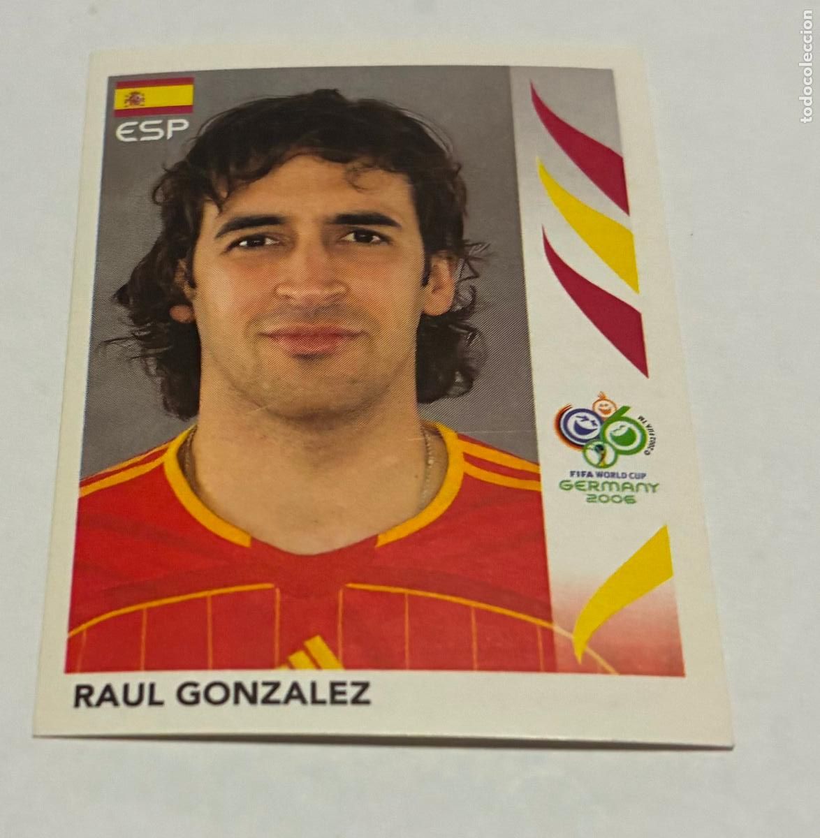 Cromos de F&uacute;tbol: CROMO FUTBOL MUNDIAL ALEMANIA 2006, PANINI, Numero 545. RAUL GONZALEZ, Espa&ntilde;a