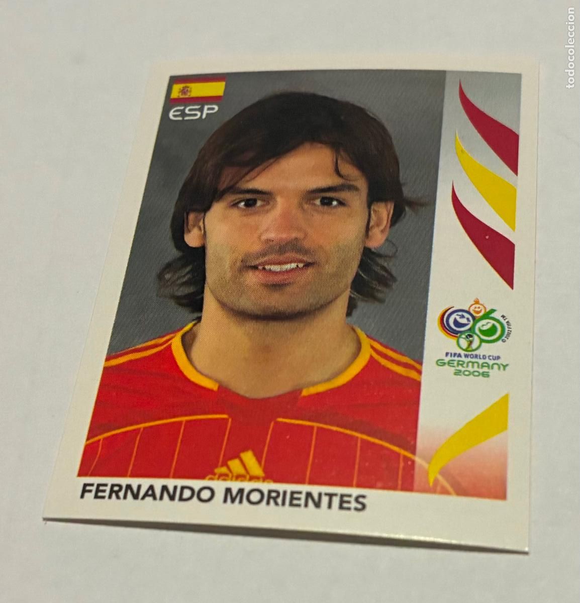 Cromos de F&uacute;tbol: CROMO FUTBOL MUNDIAL ALEMANIA 2006, PANINI, Numero 547, MORIENTES, Espa&ntilde;a