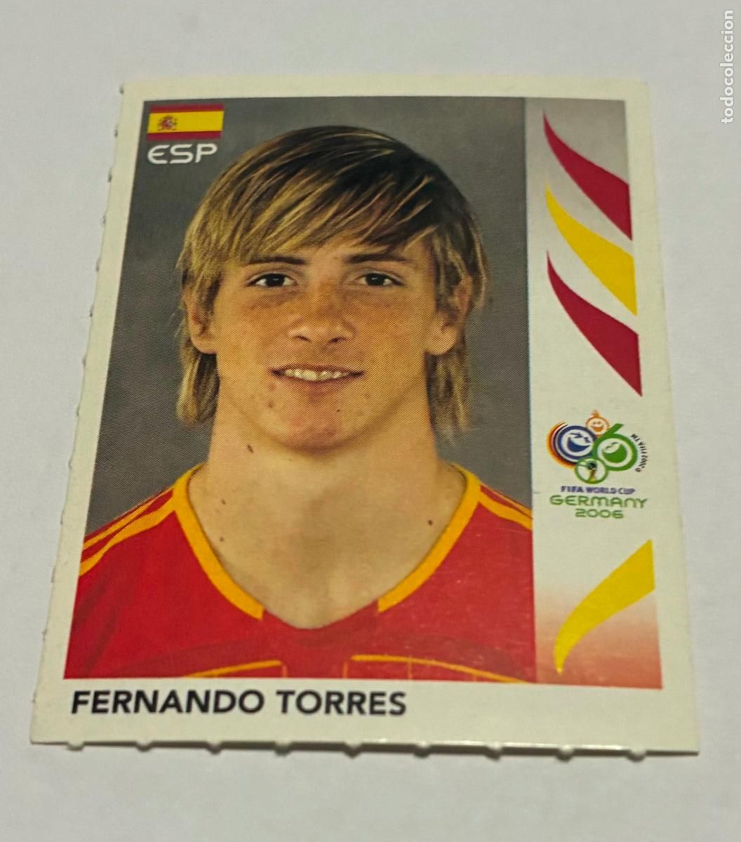 Cromos de F&uacute;tbol: CROMO FUTBOL MUNDIAL ALEMANIA 2006, PANINI, Numero 548, FERNANDO TORRES, Espa&ntilde;a