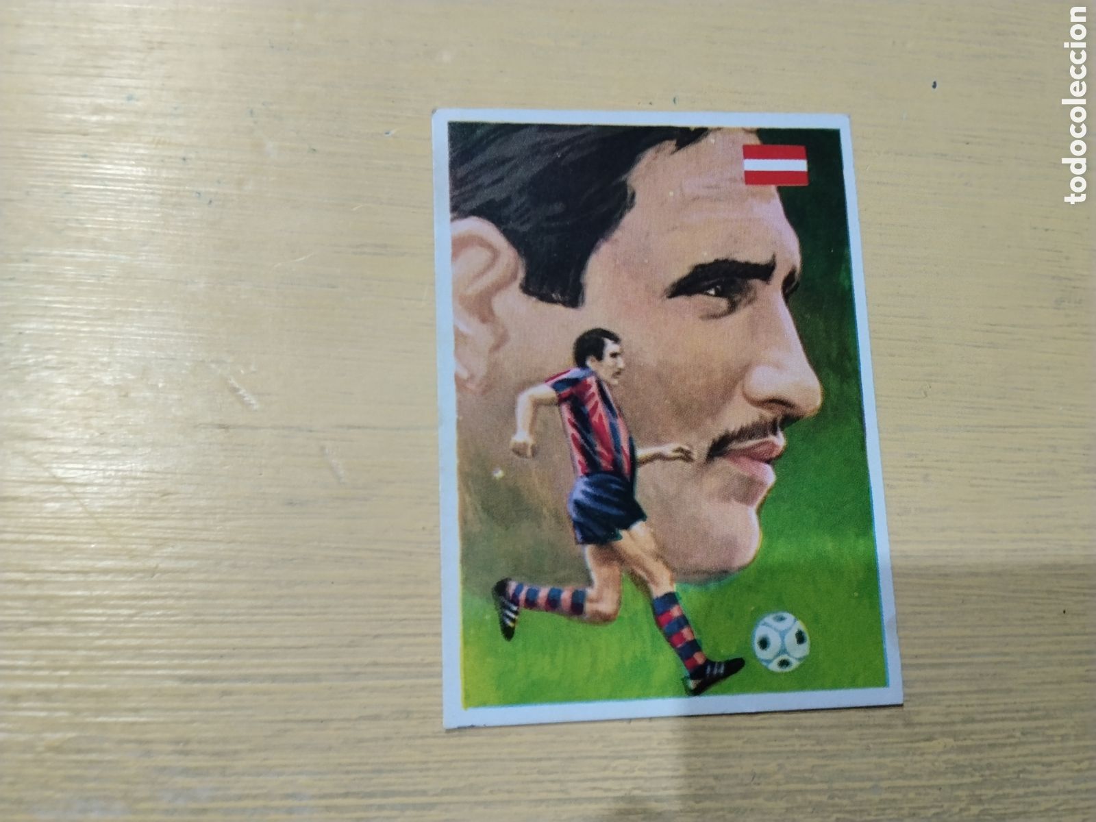 Cromos de F&uacute;tbol: ASES DEL DEPORTE - QUELCOM N&ordm; 121 KRANKL - FC BARCELONA ) NUEVO Y SIN PEGAR