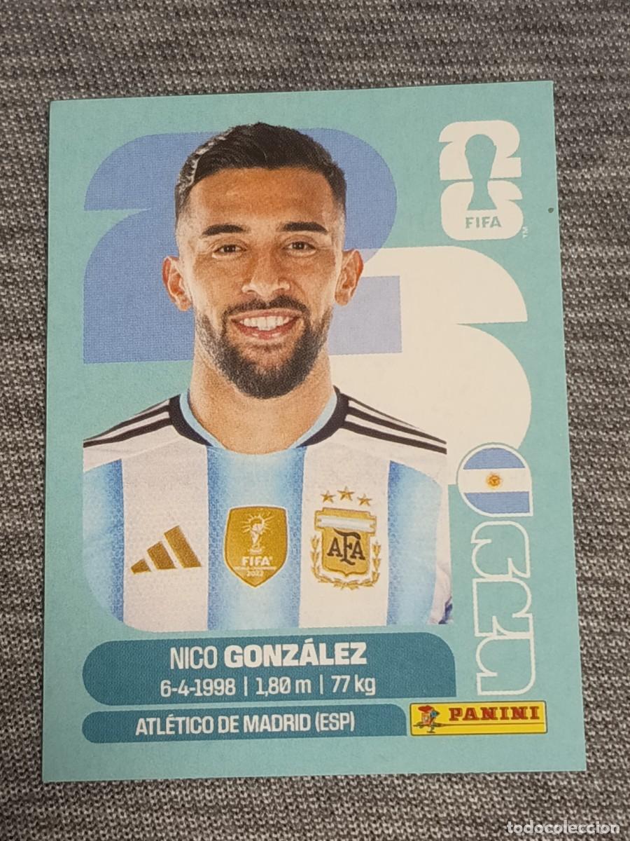 Cromos de F&uacute;tbol: NICO GONZ&Aacute;LEZ ARG 16 STICKER MUNDIAL 2026 PANINI FIFA WORLD CUP NUEVO