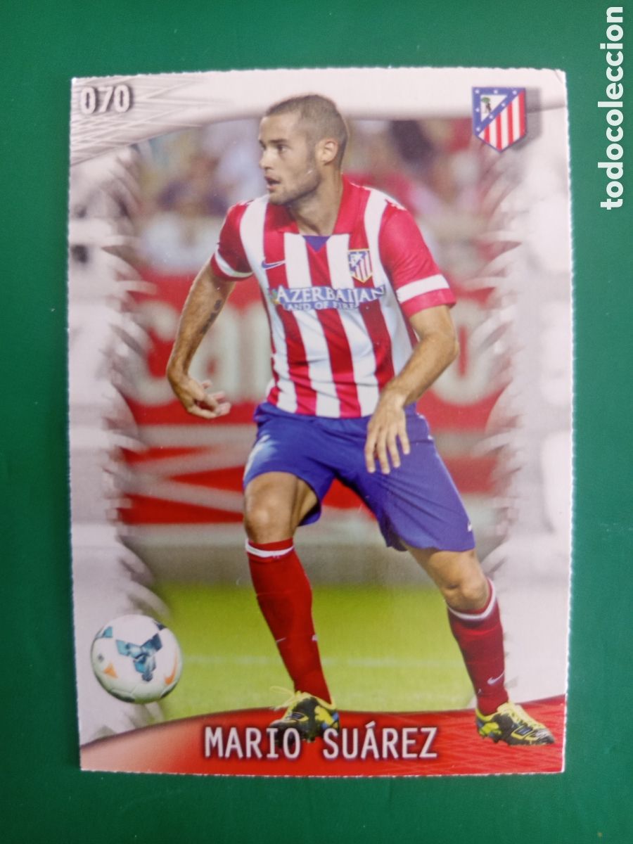 Cromos de F&uacute;tbol: ❇️ CROMO ⚽ MARIO SU&Aacute;REZ ATL&Eacute;TICO DE MADRID 70 FICHAS LIGA QUIZ GAME 2014 13 14 2013 MUNDICROMO ❇️