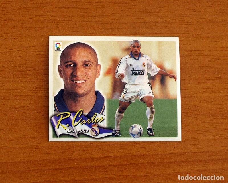 Cromos de F&uacute;tbol: Real Madrid - Roberto Carlos - Ediciones Este Liga 2000-2001, 00-01 - Nunca Pegado