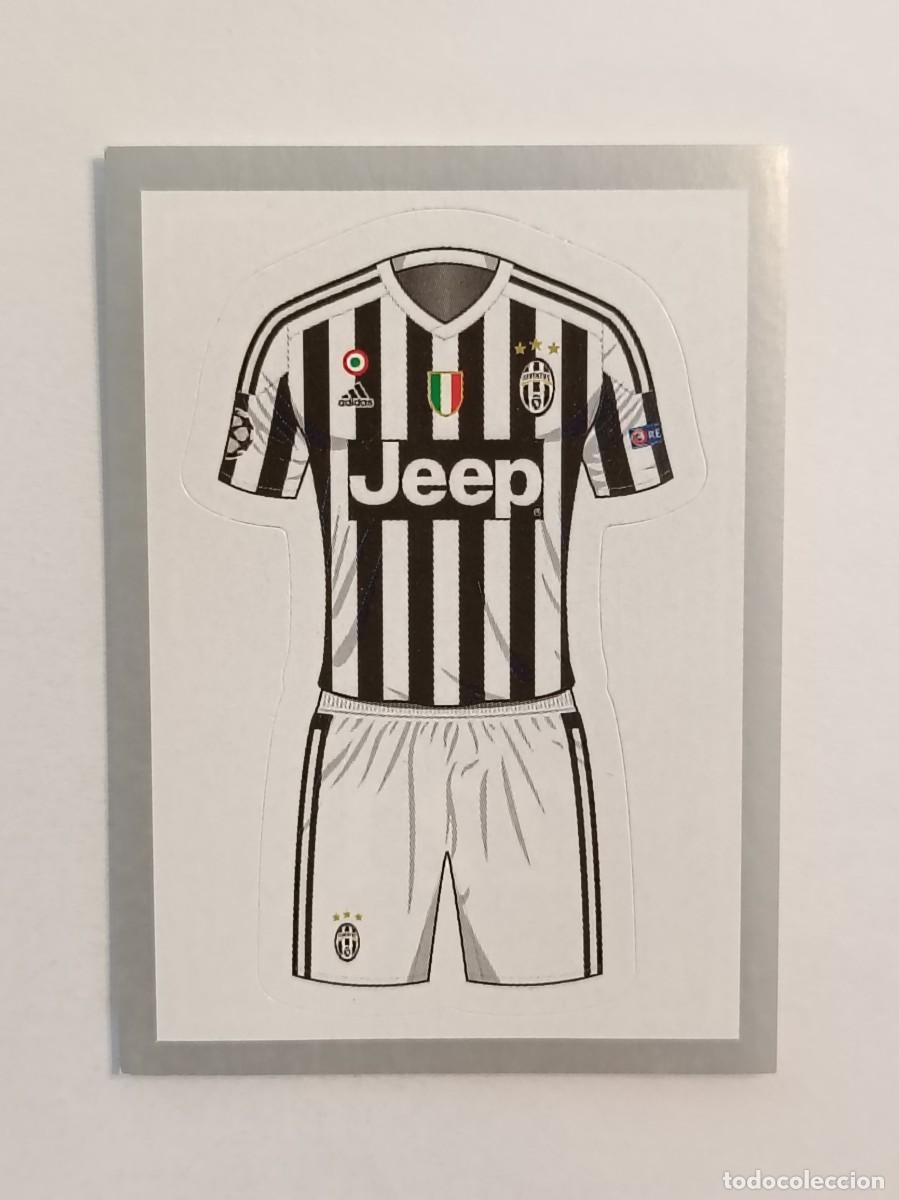 Cromos de F&uacute;tbol: #221 UNIFORME (JUVENTUS) UEFA CHAMPIONS LEAGUE 2015/2016 TOPPS