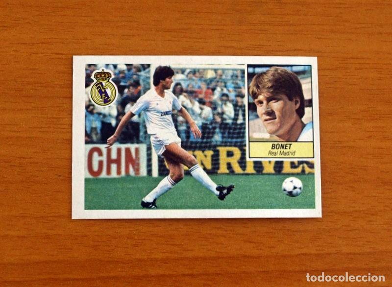 Cromos de F&uacute;tbol: Real Madrid - Bonet - Ediciones Este Liga 1984-1985, 84-85 - Despegado