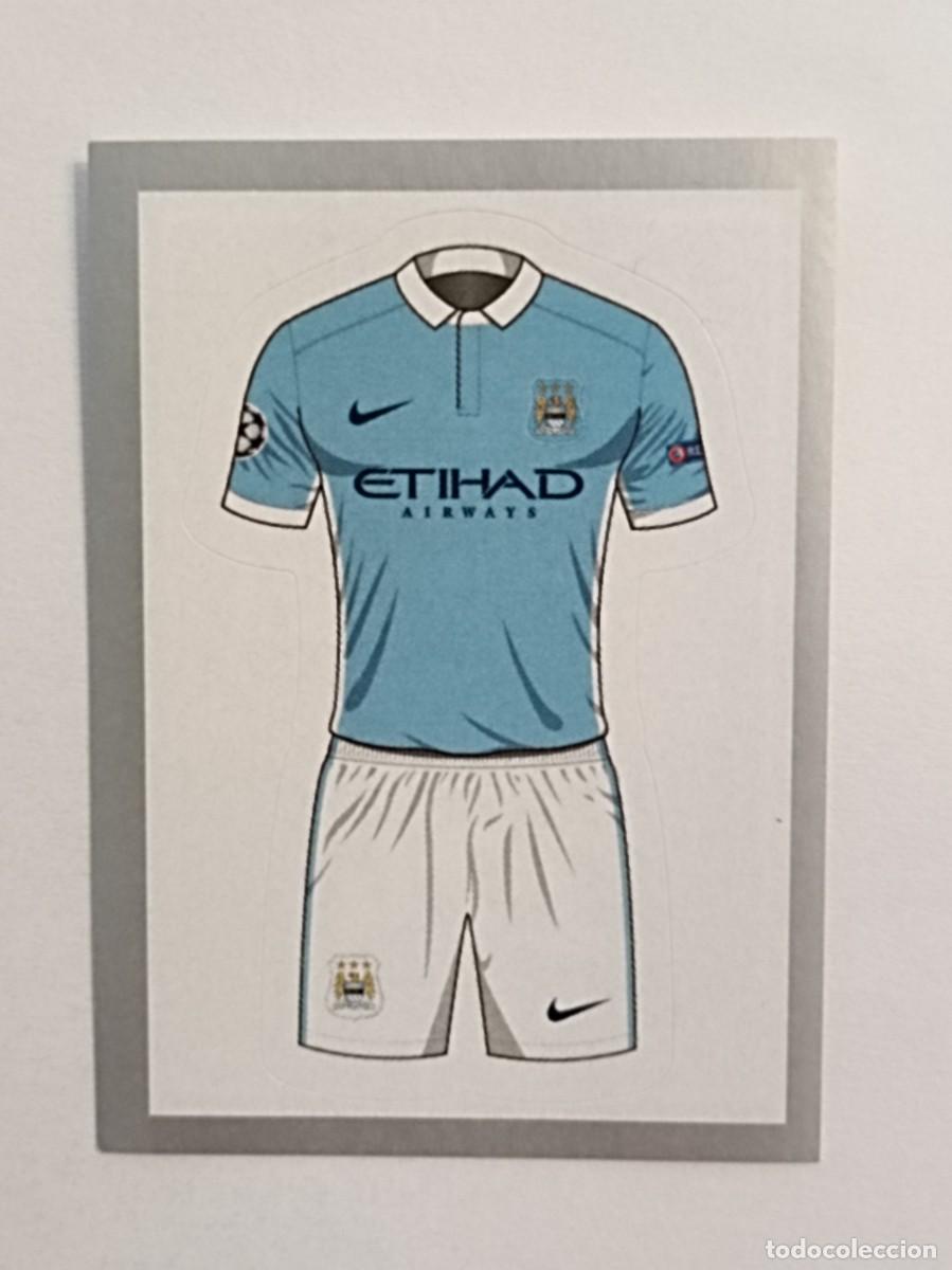 Cromos de F&uacute;tbol: #224 UNIFORME (MANCHESTER CITY) UEFA CHAMPIONS LEAGUE 2015/2016 TOPPS