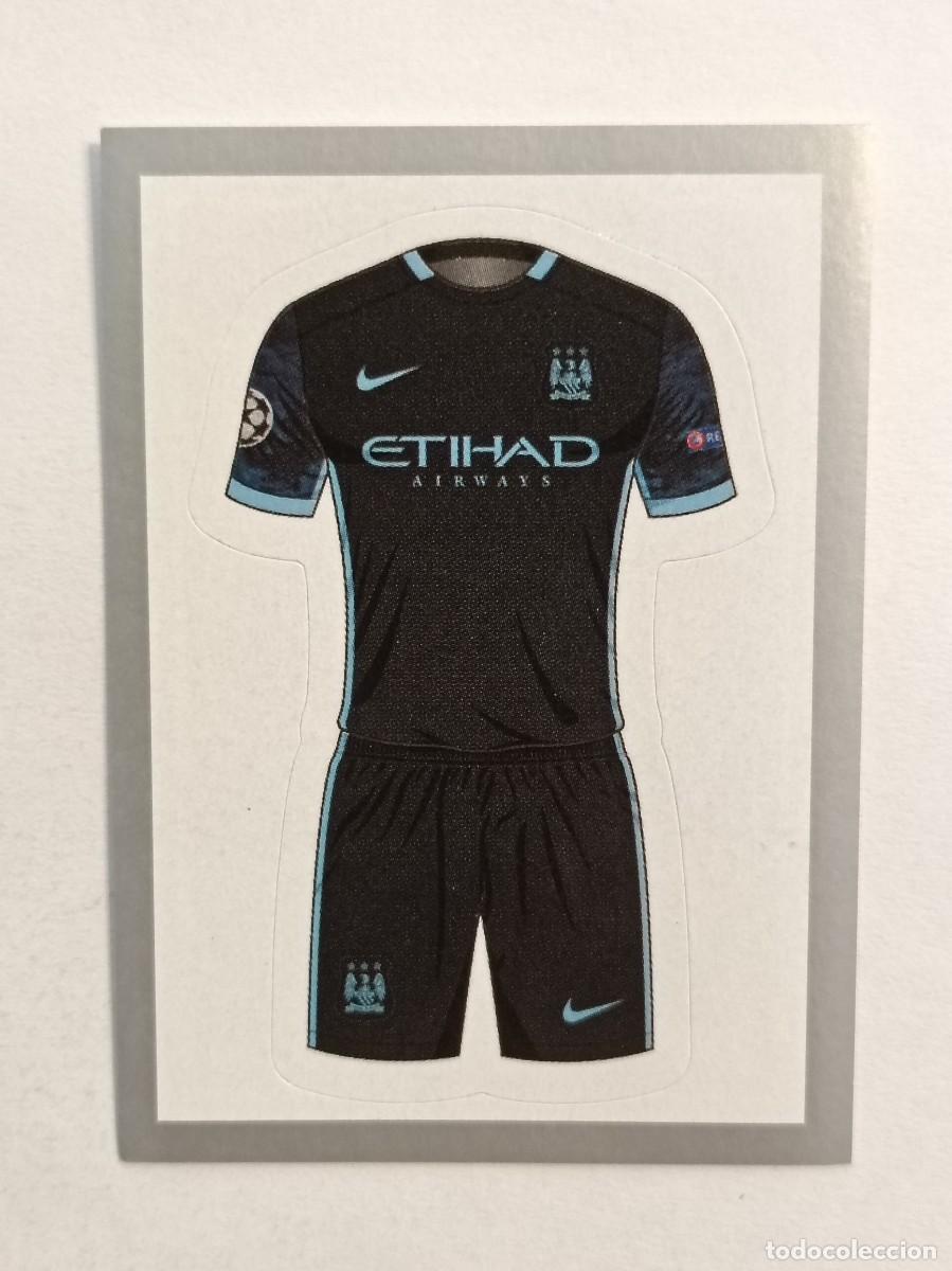 Cromos de F&uacute;tbol: #225 UNIFORME (MANCHESTER CITY) UEFA CHAMPIONS LEAGUE 2015/2016 TOPPS