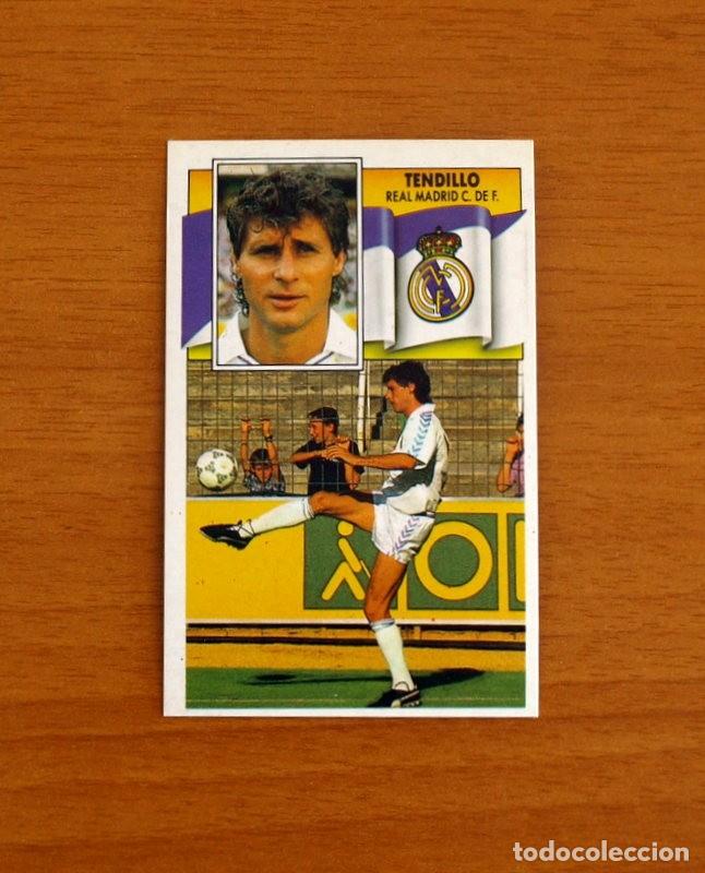 Cromos de F&uacute;tbol: Real Madrid - Tendillo - Ediciones Este Liga 1990-1991, 90-91 - Nunca pegado