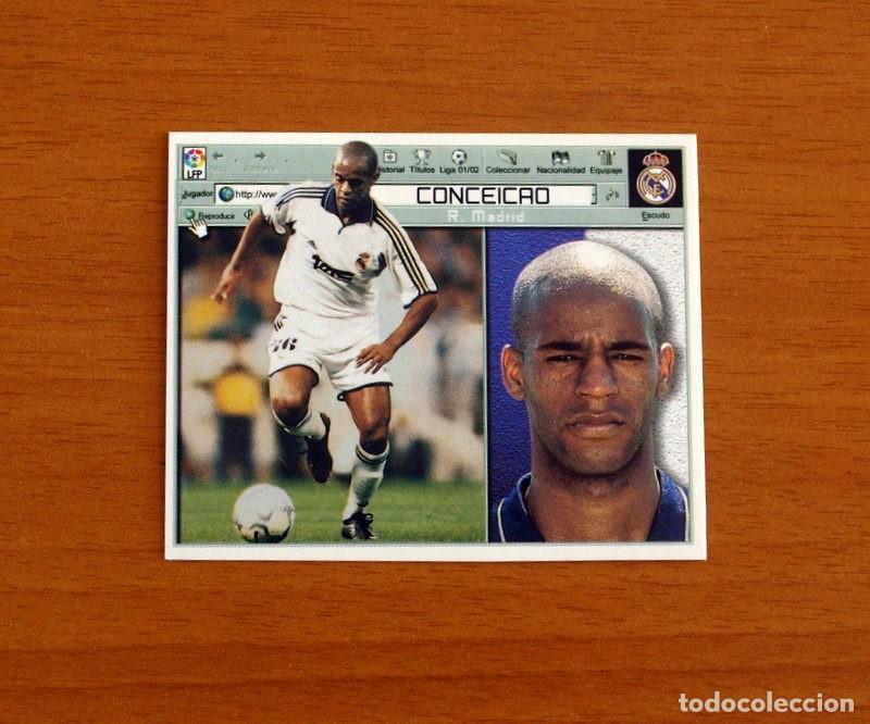 Cromos de F&uacute;tbol: Real Madrid - Concei&ccedil;ao - Ediciones Este Liga 2001-2002, 01-02 - Nunca Pegado