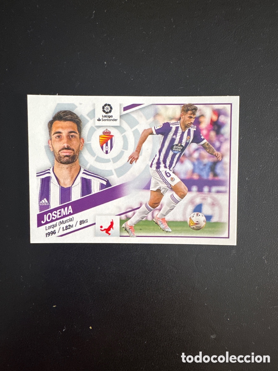 Figurine di Calcio: JOSEMA VALLADOLID NUMERO 9 LIGA ESTE 2022 2023 22 23