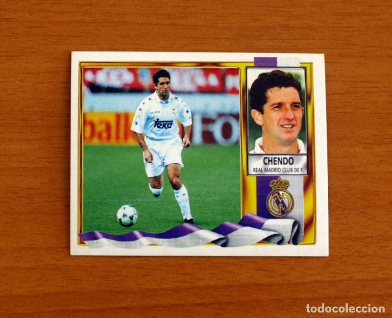 Cromos de F&uacute;tbol: Real Madrid - Chendo - Ediciones Este Liga Liga 1995-1996, 95-96 - Nunca pegado